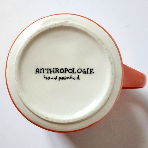 Anthropologie Colorway Mia Hand-Painted Monogram Mug – Choose Letter K, M or R - Picture 15 of 16